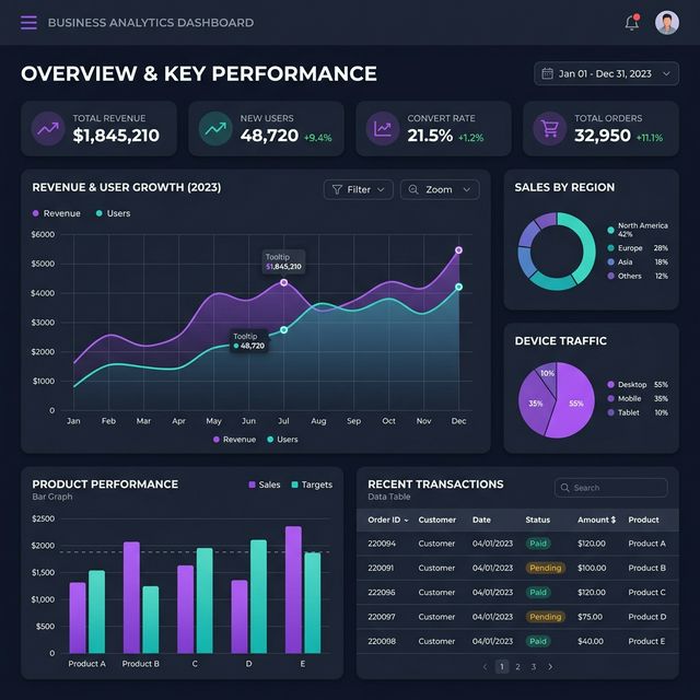 Sales Analytics Dashboard
